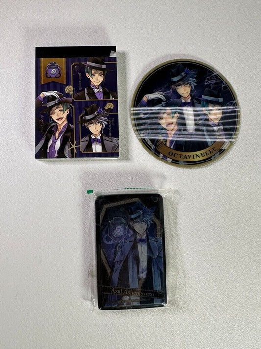 Twisted Wonderland  Octavinelle Azul Floyd Jade Notepad Coaster Pill Case