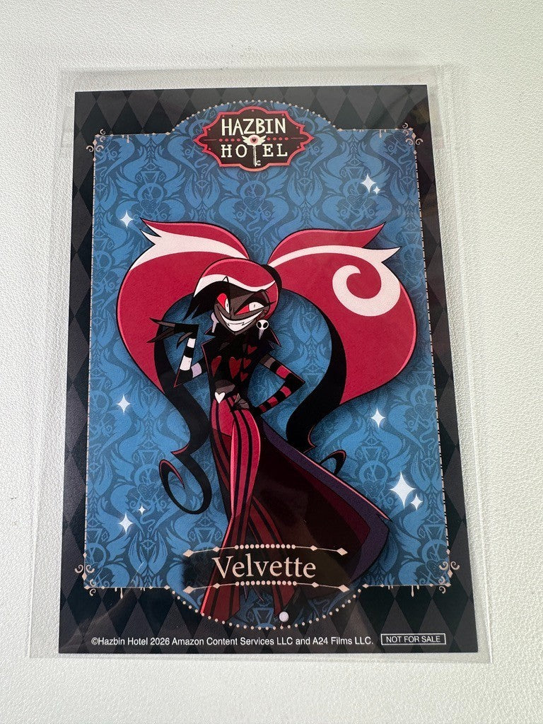 Hazbin Hotel Smile Base Cafe Postcard Velvette