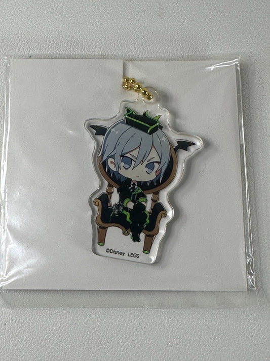 Twisted Wonderland OH MY CAFE Acrylic Key Chain Diasomnia Silver