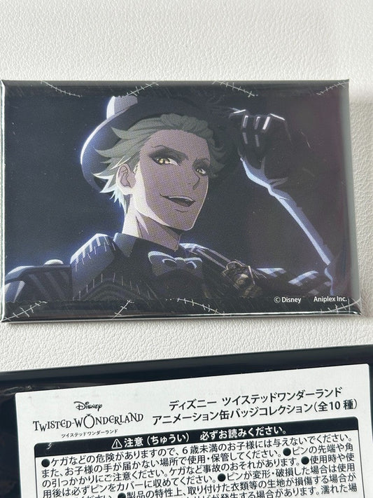 Twisted Wonderland Anomation Collection Can Badge Sebek Zigvolt