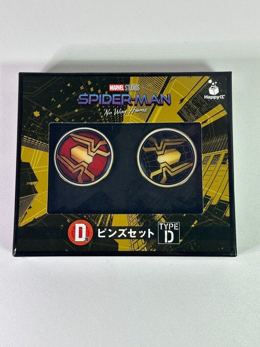 Spider Man No Way Home  Marvel Sunny Side Up Happy Kuji Prize D Pin Set