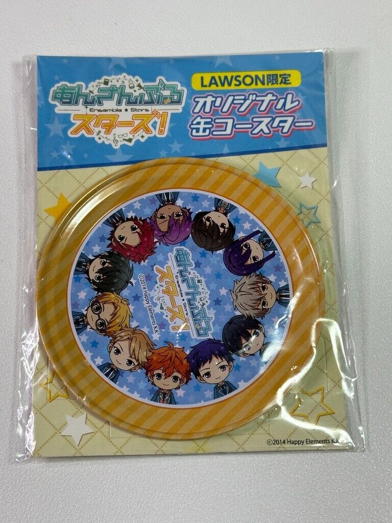 Ensemble Stars Happy Elements  Lawson Collab Coaster and Stand Orange