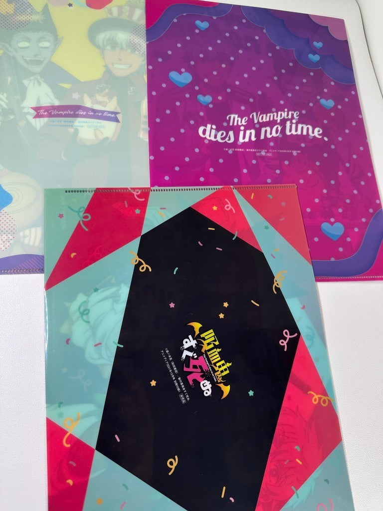 The Vampire Dies in No Time Clear File Set Ronaldo Draluc Party