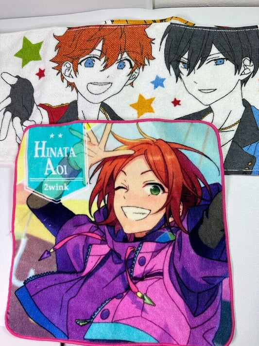 OPEN Ensemble Stars Trickstar UFO Mini Towel Set Mao Isara Hokuto Subaru Makoto