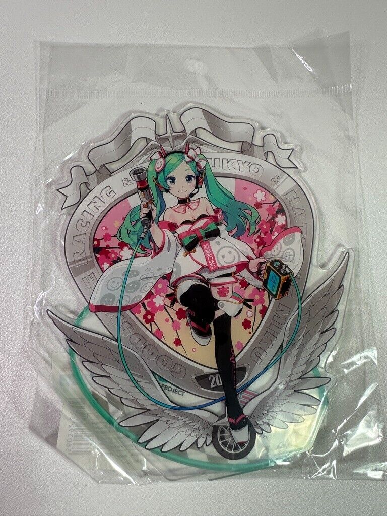 Miku Racing Miku 2020 Haregi Ver. Large Acrylic Stand 4 Hatsune Miku