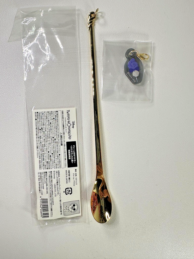 Twisted Wonderland Oh My Cafe Muddler Spoon w Charm Octavinelle Jade Floyd Icon
