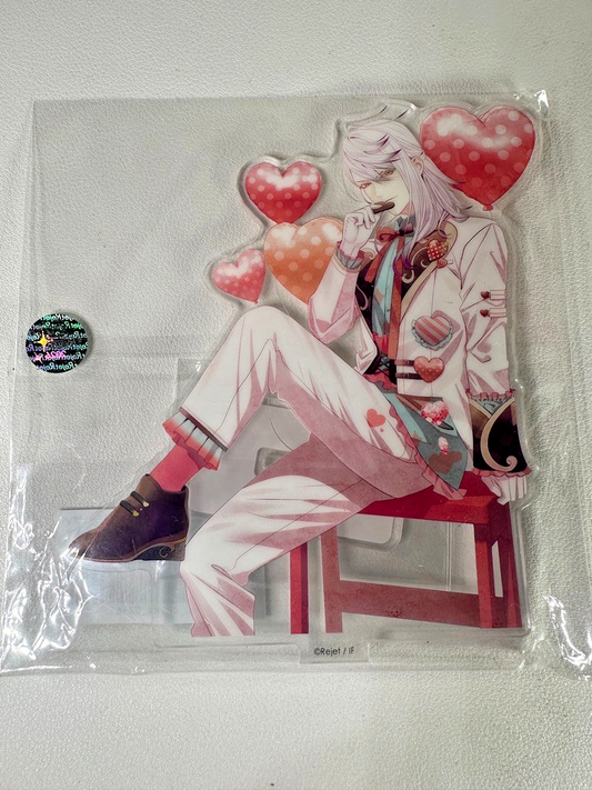 Diabolik Lovers Crazy Pink Valentine Karura Tsukinami Acrylic Stand