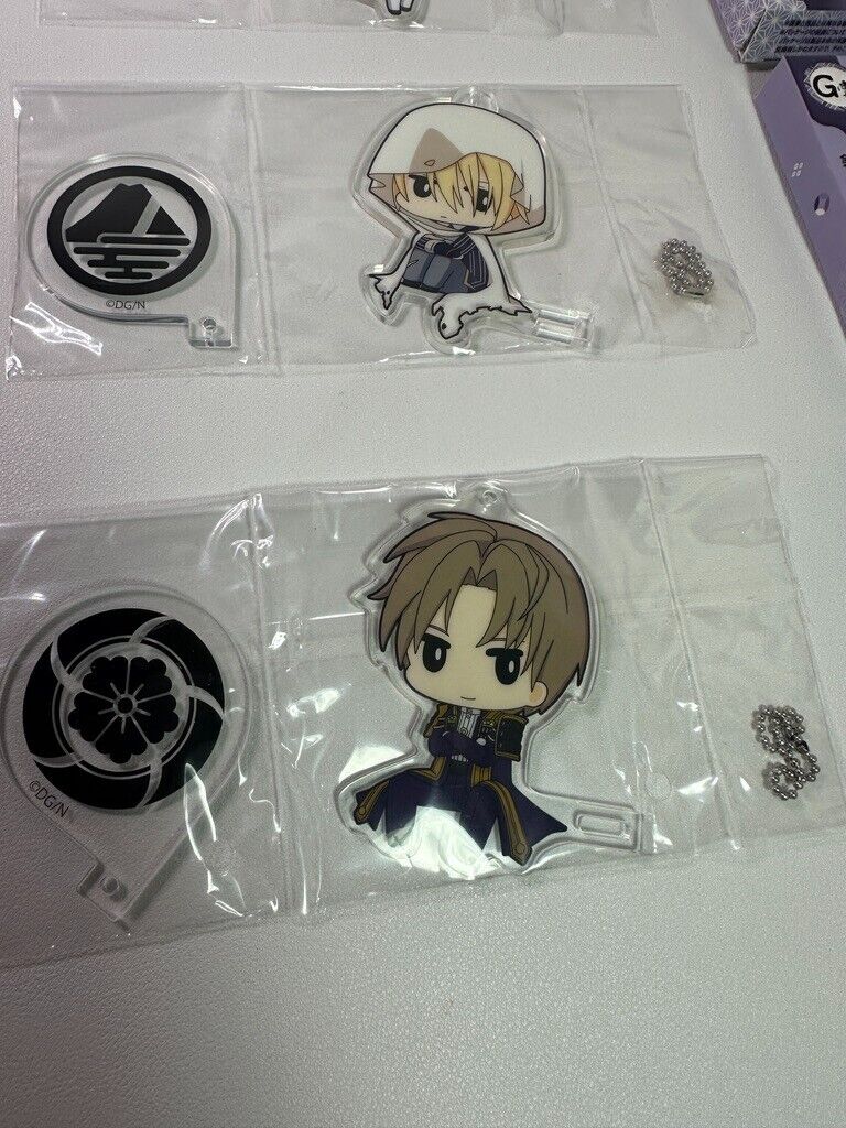 Touken Ranbu Online Animate Cafe Livelihood Acrylic Stand Key Holder Kunihiro