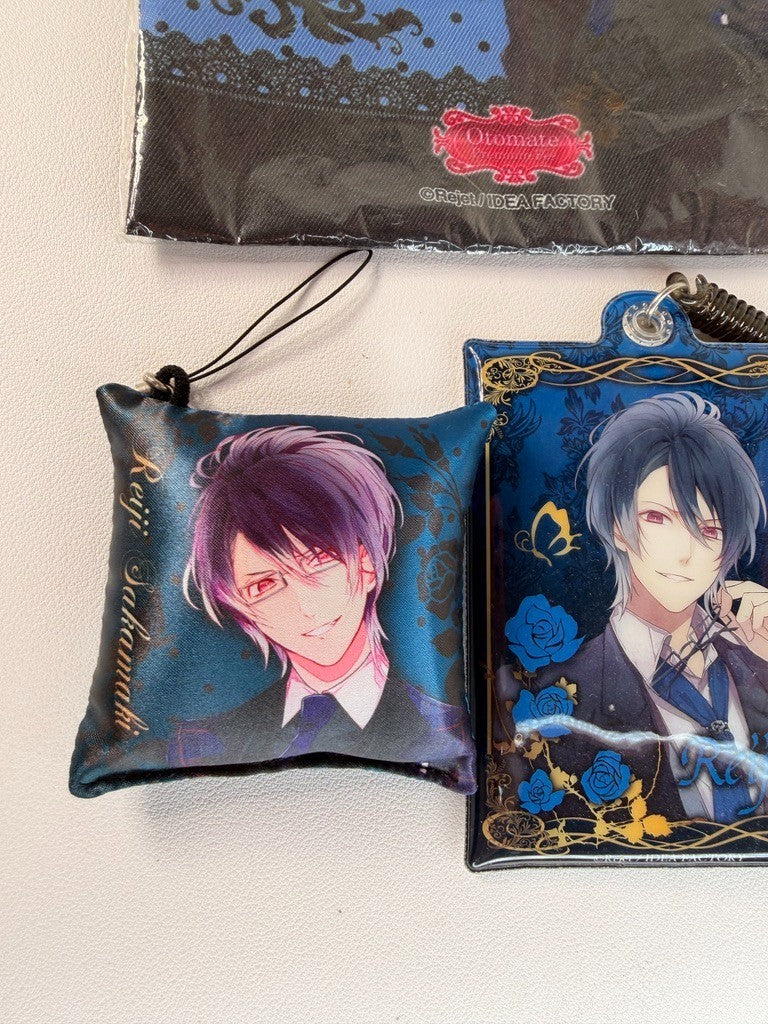 Diabolik Lovers Drawstring Bag Mini Pillow Charm Card Case Reiji Sakamaki