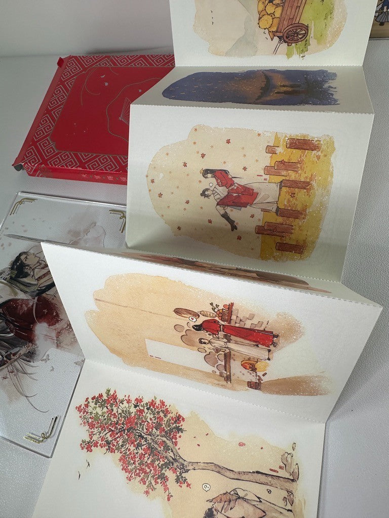 AS IS Heavens Official Blessing Acrylic Card Story Set