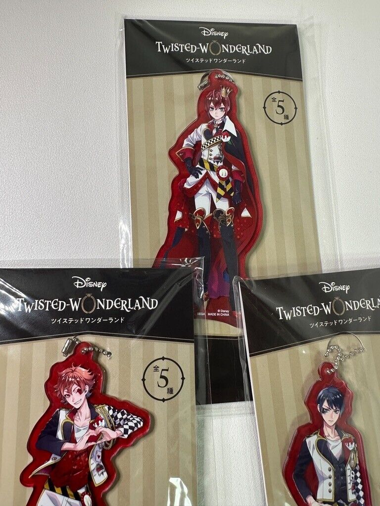 Twisted Wonderland Acryic Charm Vol. 5 Heartslabyul Dorm Riddle Ace Deuce Trey