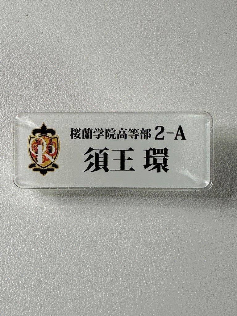 Ouran Highschool Host Acrylic Name Badge Tamaki Suo