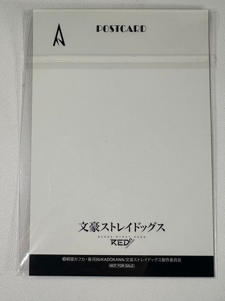 Bungo Stray Dogs x Red Tokyo Tower Casino Post Card Nikolai Gogol