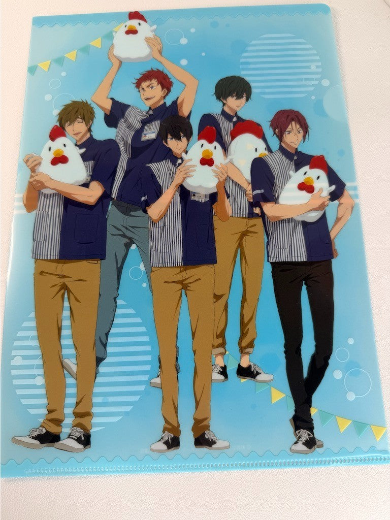 Free! Dive To The Future Lawsons Collab Clear File Ayumu Rin Haru
