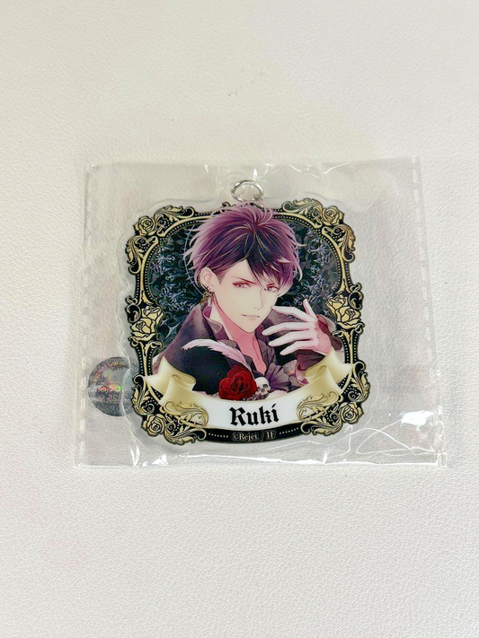 Diabolik Lovers Heart Earring Acrylic Charm Ruki Mukami