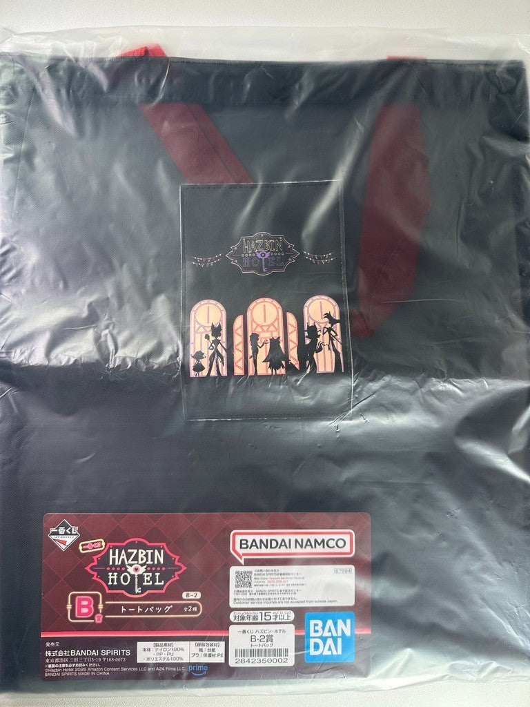 Hazbin Hotel Ichiban Kuji Prize B Clear Tote Bag Charlie Alastor Angel Nifty