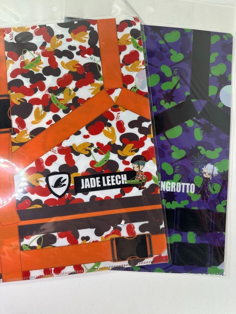 Twisted Wonderland Camo Clear File Set Octavnelle Azul Ashengrotto Jade Leech