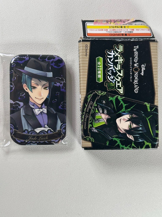 Twisted Wonderland Can Badge Octavinelle Jade Leech Rectangle