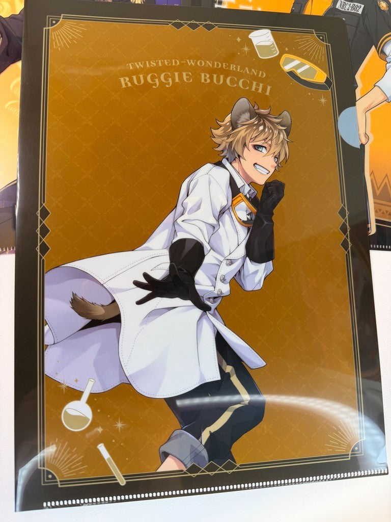 Twisted Wonderland Clear File Set Savanaclaw Ruggie Bucchi
