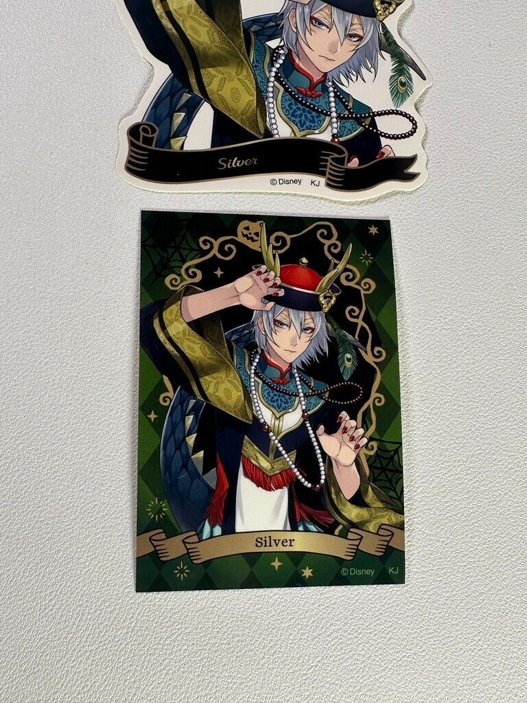 Twisted Wonderland Scary Dress Alt Ver Sticker Set Diasomnia Silver