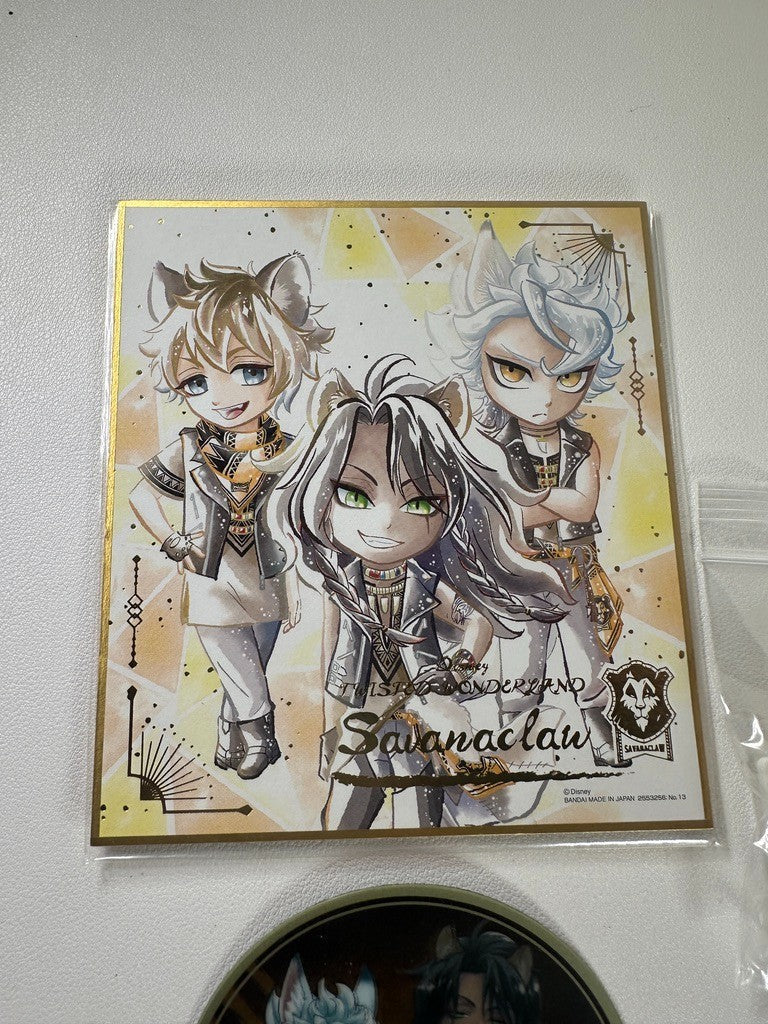 Twisted Wonderland Savanaclaw Shikishi Clip Magnet Set Leona Jack Ruggie