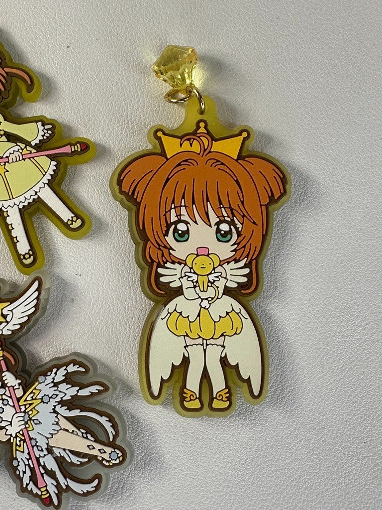 Card Captor Sakura Kinomoto Rubber Charm Set