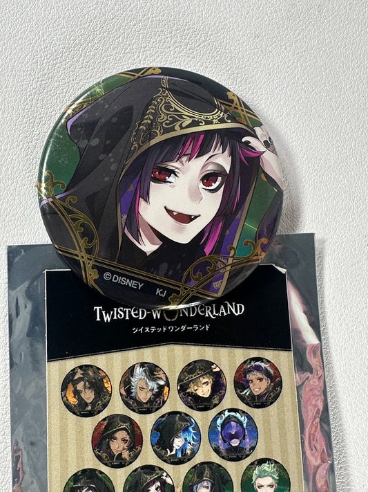 Twisted Wonderland Can Badge Diasomnia Lilia Vanrouge Ceremony Zoom