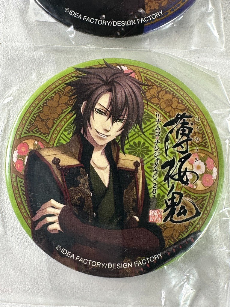Hakuoki Hajime Saito Souji Okita Can Badge Set