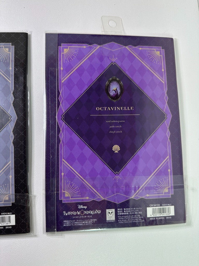 Twisted Wonderland Octavinelle Night Raven College Notebook Set Divus Floyd Azul