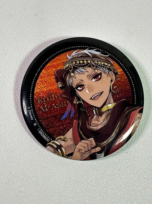 Twisted Wonderland Can Badge Scarabia Kalim AlAsim Dormitory