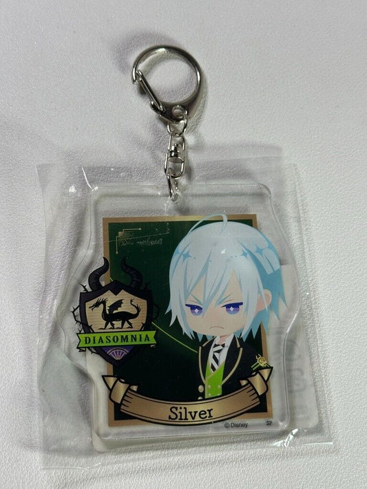 Twisted Wonderland Acrylic Key Holder Diasomnia Silver