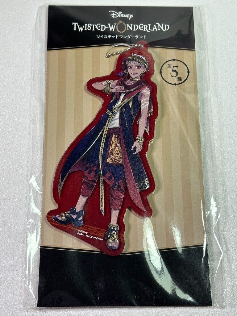 Twisted Wonderland Trinket Scarabia Kalim AlAsim Acrylic Charm Red