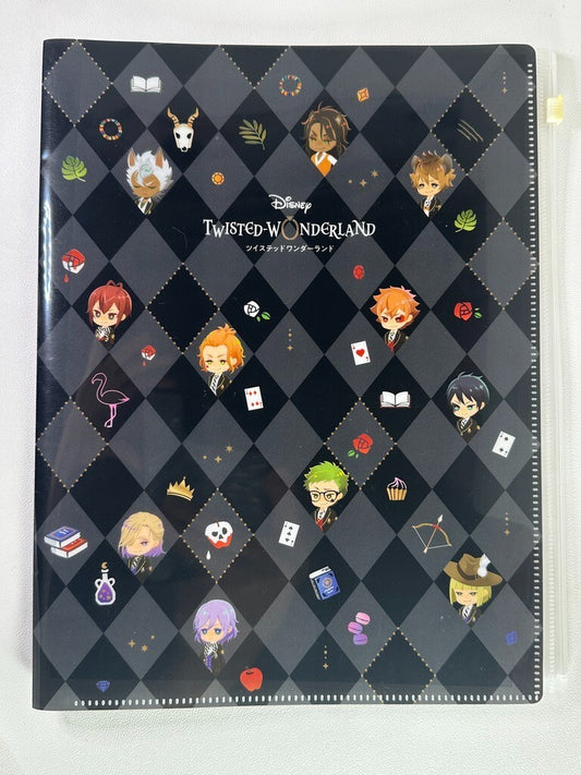 Twisted Wonderland Plastic Folder Organizer Diasomnia Savanaclaw Scarabia
