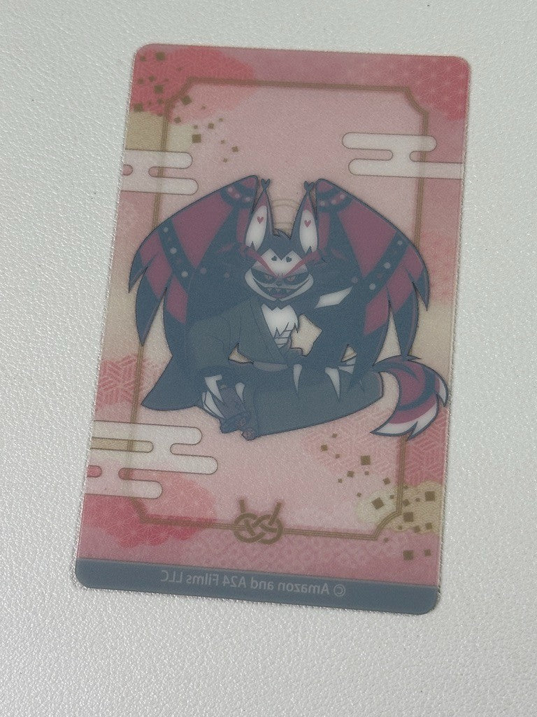 Hazbin Hotel Animate Cafe Kimono Clear Card Husk