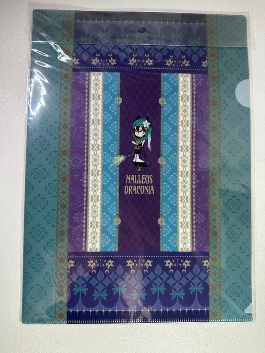 Twisted Wonderland OHMYCAFE Silk Adorned Clear File Diasomnia Malleus Draconia