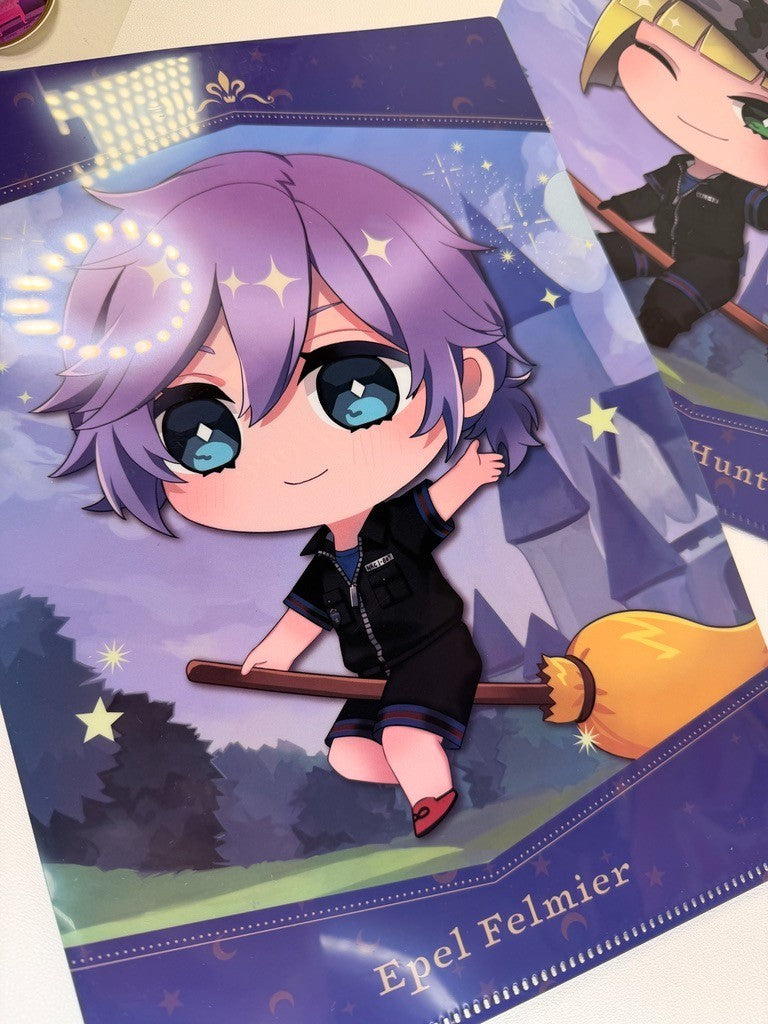 Twisted Wonderland Clear File Set Pomefiore Rook Epel Vil Gym