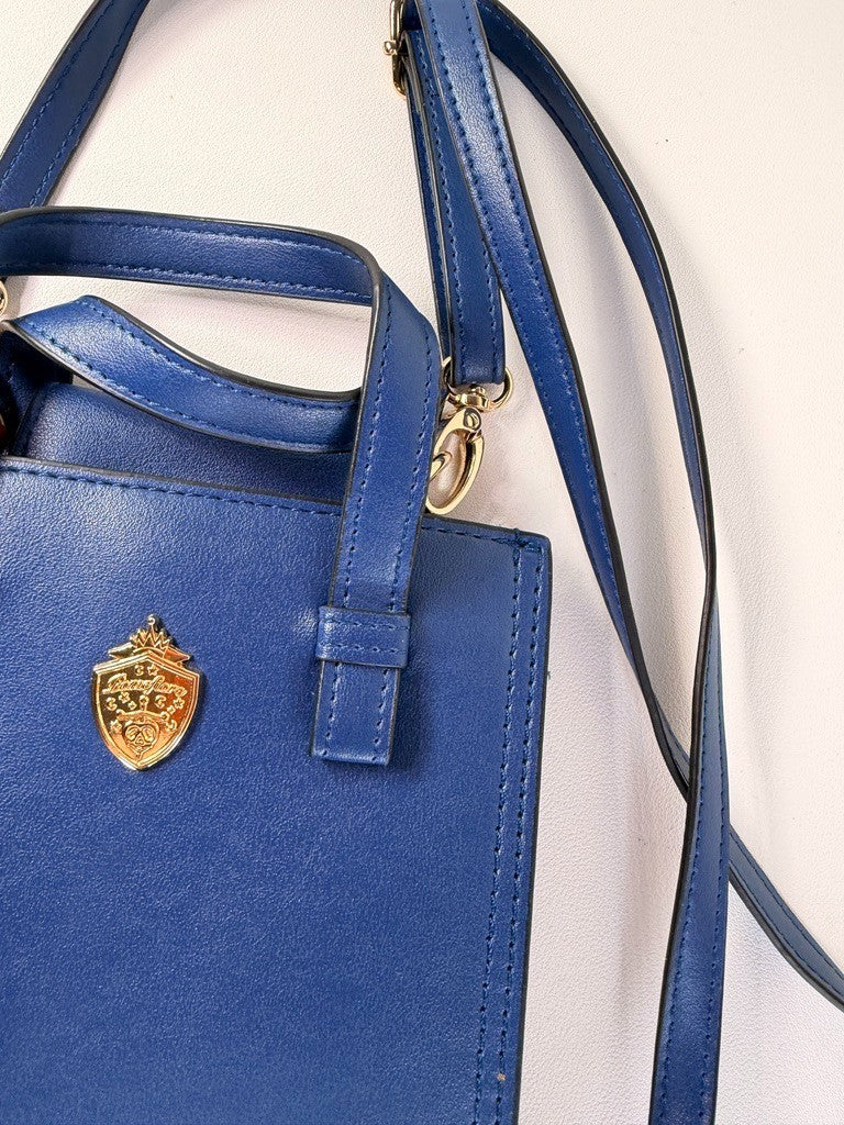 PREOWNED Twisted Wonderlandy Faux Leather Shoulder Bag Pomefiore Vil Epel Rook