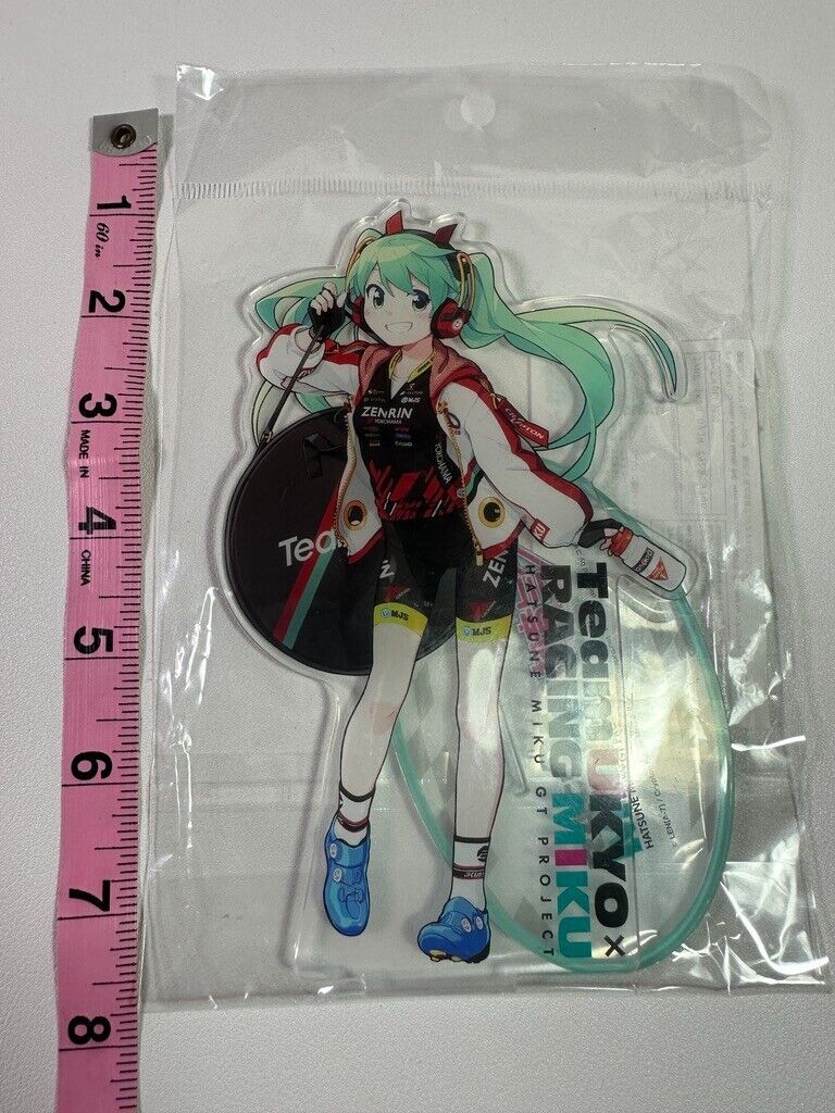 Miku Racing Miku 2020 Ver. Team Ukyo Support Large Acrylic Stand 3 Hatsune Miku
