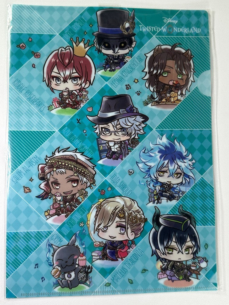 Twisted Wonderland Have Fun Clear File Riddle Azul Leona Idia Malleus Vil
