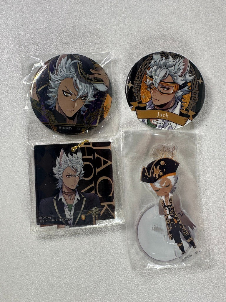 Twisted Wonderland Savanaclaw Can Badge Set Jack Howl