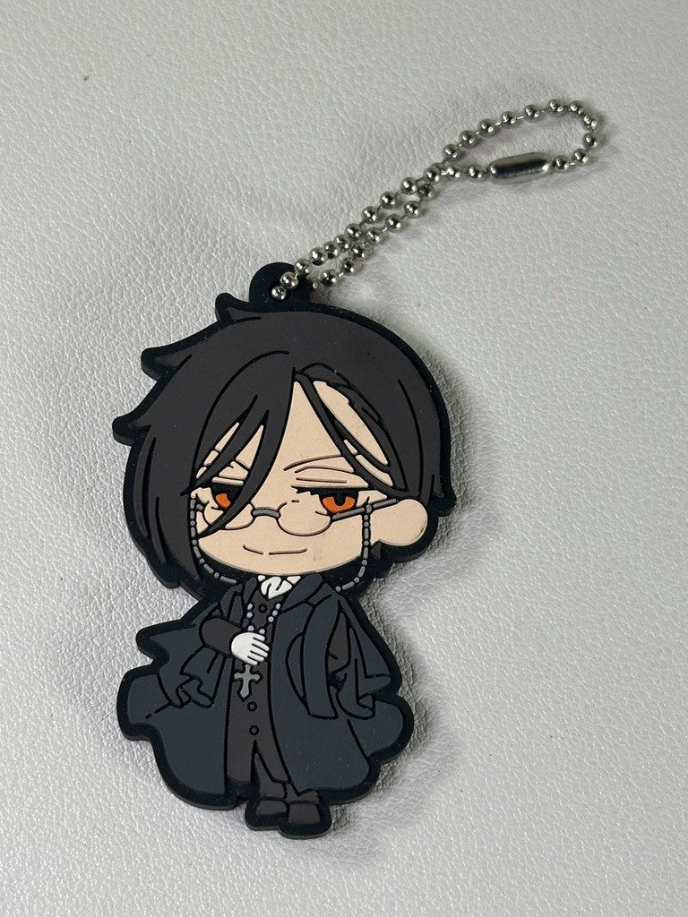 PREOWNED Black Butler Sebastian Michaelis Rubber Charm