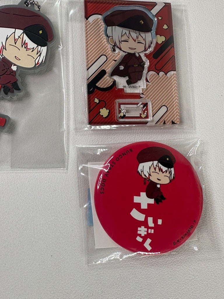 Bungo Stray Dogs Saigiku Jono Can Badge Mini Acrylic Charm Set
