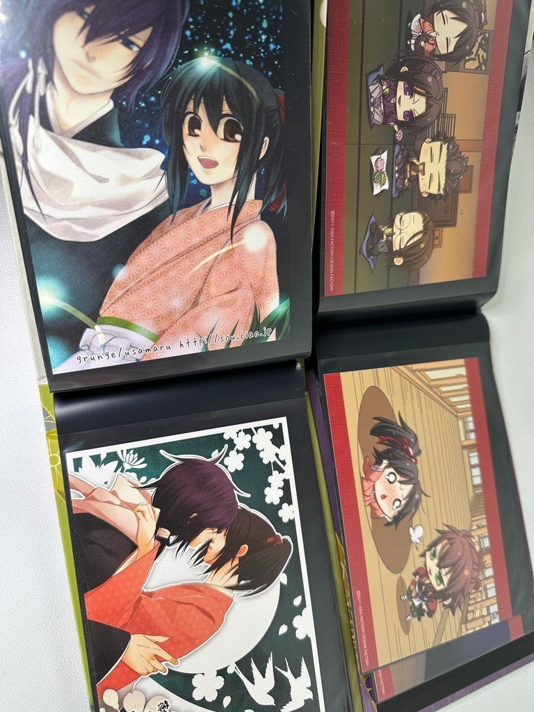 Hakuoki Otomate Album Postcard Set SSL Chikage Hajime Souji Toshizo