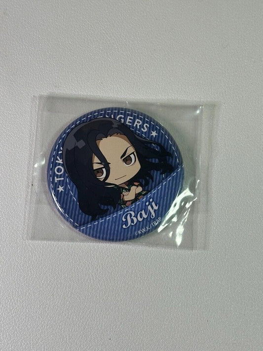 Tokyo Revengers Can Badge Baji Chibi Blue