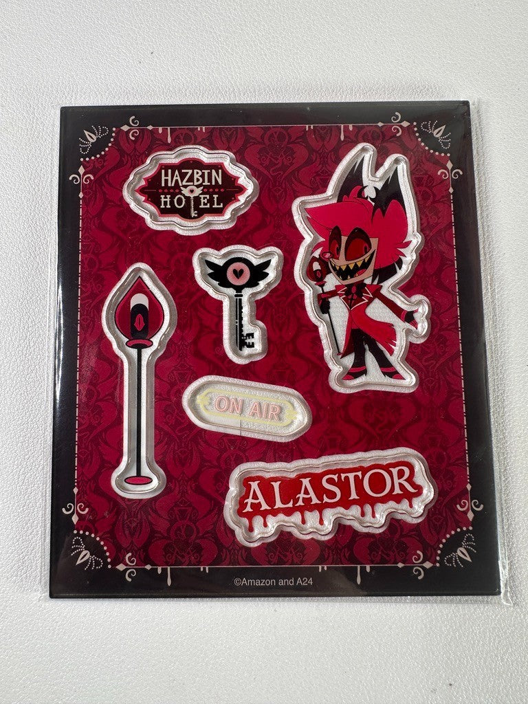 Hazbin Hotel Smile Base Cafe Arylic Stand Chibi Alastor