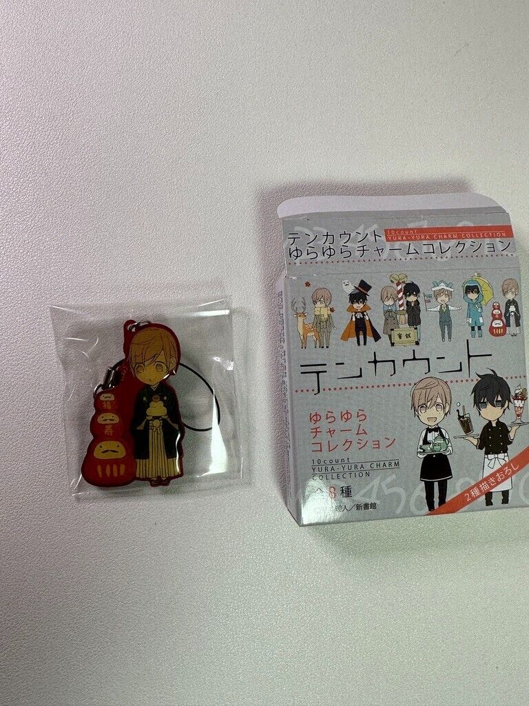 Ten Count 10 Count Yura Yura Metal Charm Collection Shirotani Tadaomi Daruma