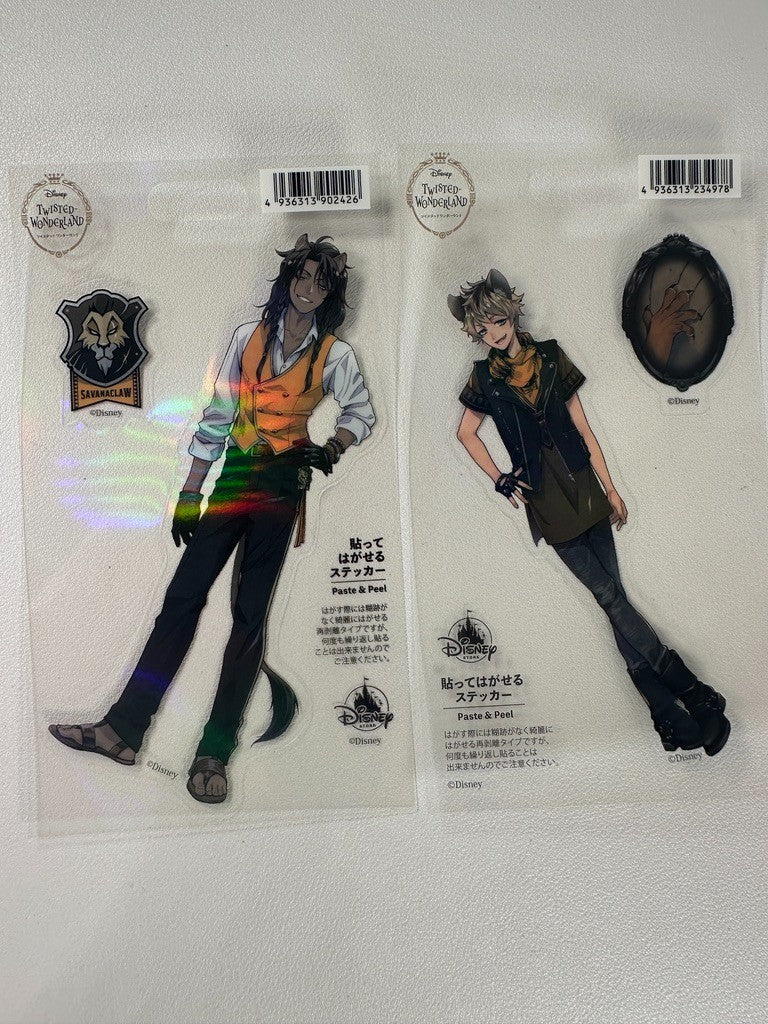 Twisted Wonderland Hologram Sticker Savanaclaw Ruggie Bucchi Leona Kingscholar