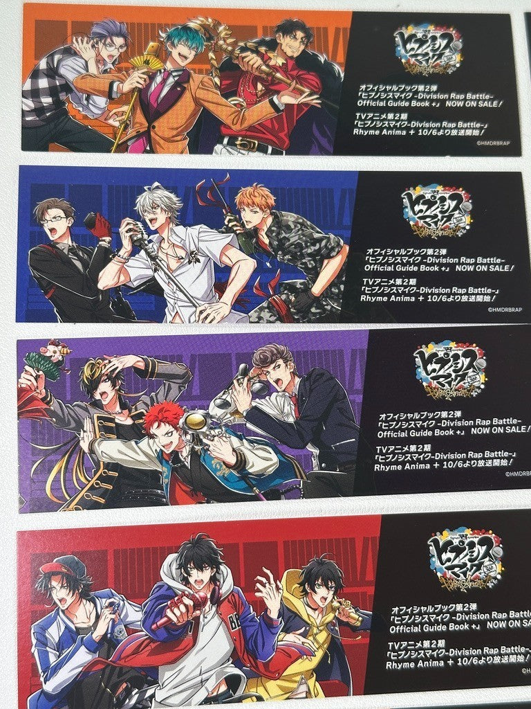 Hypnosis Mic Division Rap Battle Rhyme Anima + Collab Bookmark Doppo Hifumi