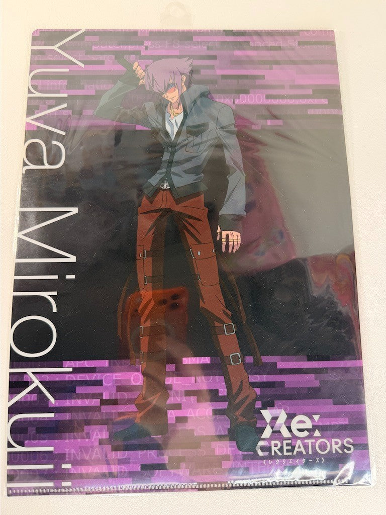 Re:Creators Underground Dark Night Yuya Mirokuji Clear File