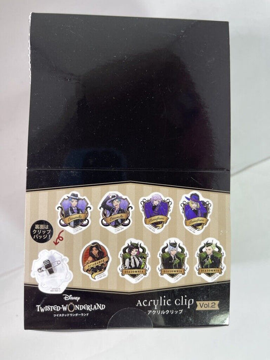 Twisted Wonderland Acrylic Clip Vol2 Box Octavinelle Diasomnia Scarabia Lilia